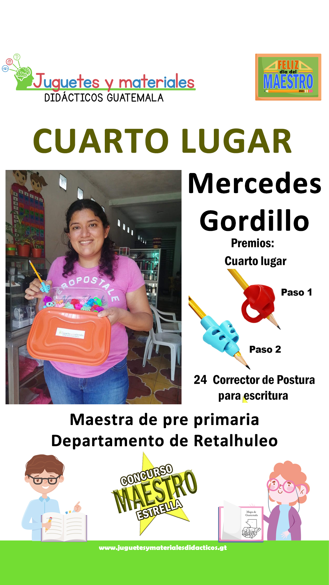 concurso maestro estrella cuarto lugar