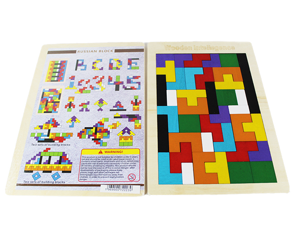 Tetris de madera para top niños